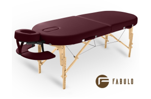 Masážny stôl drevený Fabulo GURU Oval Set