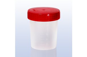 Odberná nádoba na moč umelohmotná sterilná 125 ml