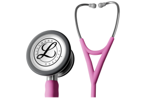 Littmann Cardiology IV - Hadička Ružová - Satin, Hlavica Klasická 6159C