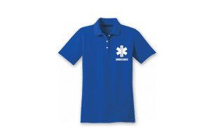 Záchranárske tričko s golierom - Ambulance
