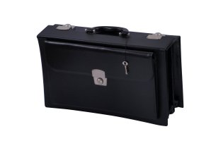 Lekárska taška Priečinková Compact - kožená